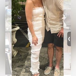 commense white dress